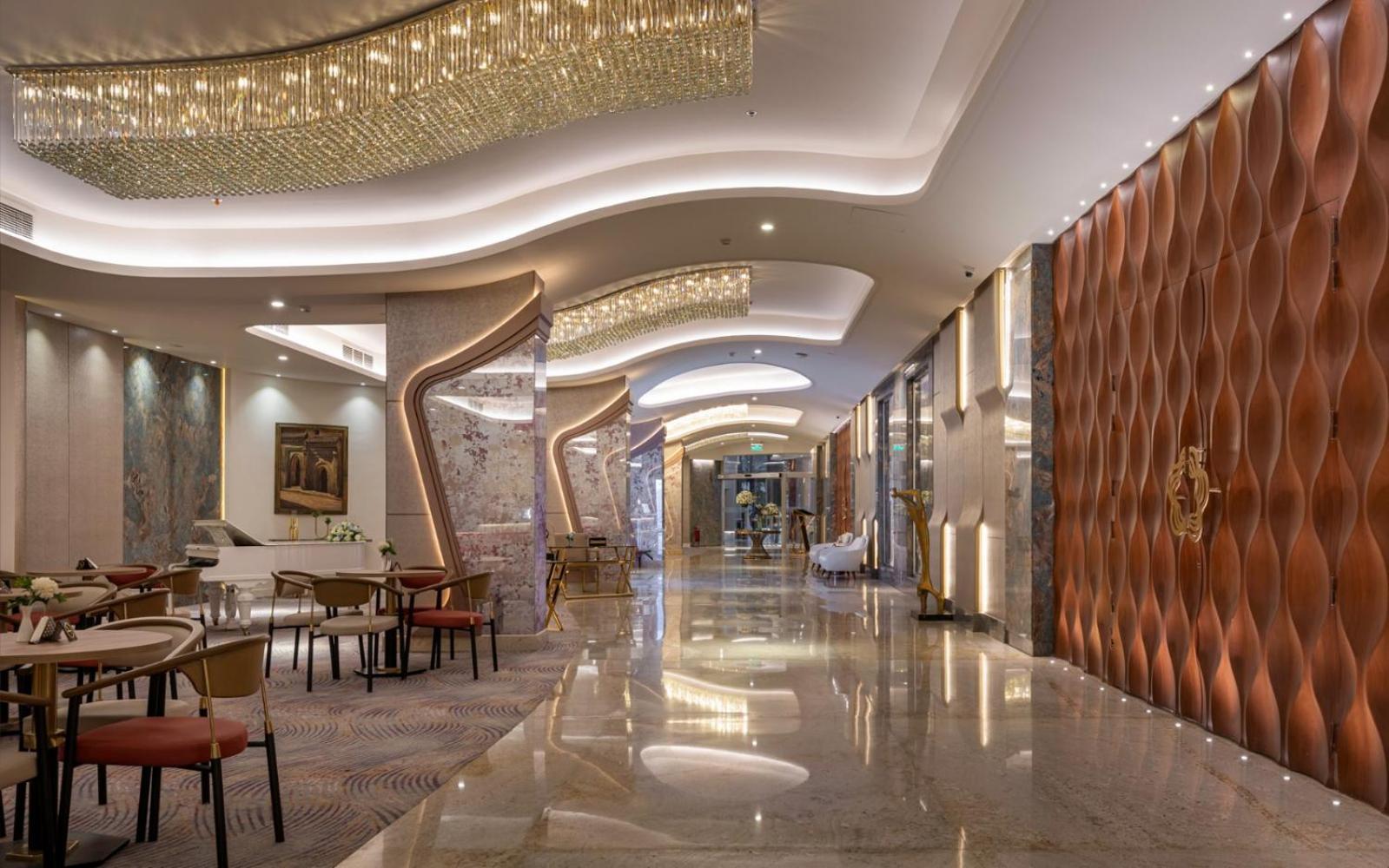 Mirage Hotel & Conference Center アレクサンドリア エクステリア 写真 The lobby of the hotel