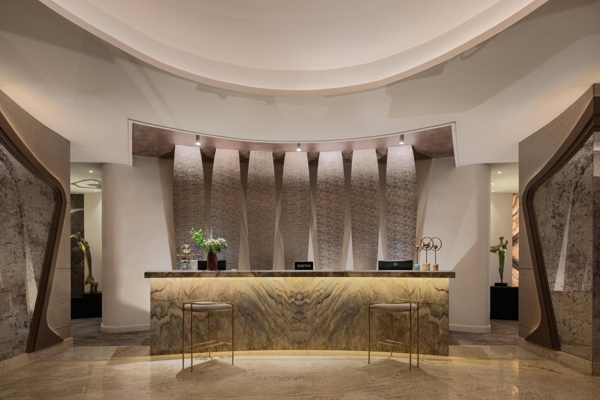 Mirage Hotel & Conference Center アレクサンドリア エクステリア 写真 The lobby of the hotel